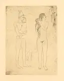 Pablo Picasso, La Toilette de la mère, 1905, Radierung