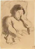 Camille Pissarro, Femme endormie