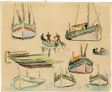 Paul Signac, Études de barques de pêche