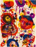 Out of my coffin by Sam Francis, 1963, Farbige Lithographie, offered Jun 2019