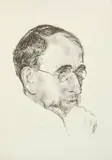 Cuno Amiet, Bildnis Ernst Kreidolf in Dreiviertelansicht