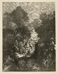 Rodolphe Bresdin, Le Bon Samaritain, 1861 resp. 1868, Lithographie