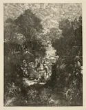 Rodolphe Bresdin, Le Bon Samaritain, 1861 resp. 1868, Lithographie