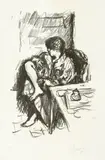 Pierre Bonnard, La Toilette assise, 1925, Lithographie