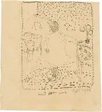 Cuno Amiet, Ines Meister, 1906, Federzeichnung