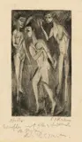 Ernst Ludwig Kirchner, Der Tanz zwischen den Frauen, Dezember 1919/Januar 1920, Kaltnadel