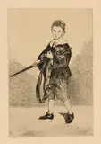 Edouard Manet, L'Enfant Ã  l'Ã©pÃ©e tournÃ© Ã  gauche