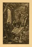 Félicien Rops, L'Incantation, 1888, Heliographie, überarbeitet mit Vernis mou und Aquatinta