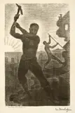 Paul Signac, Les Démolisseurs, 1896, Lithographie