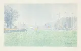 Paul Signac, A Flessingue, 1895, Farbige Lithographie