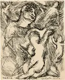 Louis Soutter, Maria caelesta laeta - Le Bénitier