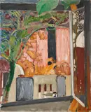 Cuno Amiet, Blick aus dem Atelierfenster