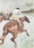 Le Jockey - Courses de chevaux by Henri de Toulouse-Lautrec, 1899, Farbige Lithographie, offered Jun 2017