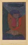 Paul Klee, Leicht bewölkt (Kopf), 1933 - Werknummer 1933 H 15 (1933.455), Ölfarben auf Dokumenten Canzleipapier (laut Eintrag im handschriftlichen Werkkatalog des Künstlers