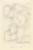 Streng behütet by Paul Klee, 1934 - Werknummer 1934 M 17 (1934.77), Bleistift auf Briefpapier, vom Künstler auf Unterlagekarton aufgezogen und auf dem Unterlagekarton, offered Jun 2017