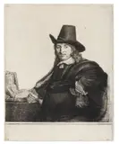 Jan Asselijn, Maler, genannt "Krabbetje" by Rembrandt Harmensz van Rijn, Um 1647, Radierung und Kupferstich, mit der kalten Nadel überarbeitet, offered Jun 2017