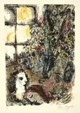 Le Soir d'été by Marc Chagall, 1968., Farbige Lithographie., offered Jun 2017