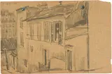 Lyonel Feininger, Häuser in Paris