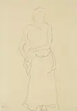 Giovanni Giacometti, Skizze einer stehenden Frau