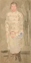 Mutter mit Knabe by Otto Meyer-Amden, 1918-1925., Aquarell über Zimmermannsbleistift auf Velin., offered Jun 2017