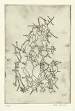 Yves Tanguy, Ohne Titel, 1945., Radierung.