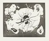 Island Plate by Sam Francis, 1973., Strich- und Flächenätzung., offered Jun 2017