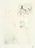 Lender de face, dans "Chilpéric" by Henri de Toulouse-Lautrec, 1895., Lithographie., offered Jun 2017