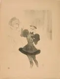 Lender et LavalliÃ¨re, dans "Le Fils de l'ArÃ©tin" by Henri de Toulouse-Lautrec, 1895., Lithographie., offered Jun 2017