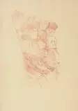 Procès Lebaudy, déposition de Mademoiselle Marsy by Henri de Toulouse-Lautrec, 1896., Farbige Lithographie., offered Jun 2017