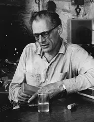 Inge Morath, Arthur Miller, Connecticut, Roxbury 1963, 1963, photograph