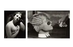 Herbert List, Beautiful Slavic woman' / 'Nose surgery' (2 prints), from 'Präuscher's Panoptikum', Vienna 1944, 1944, photograph