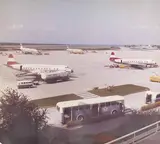 Heinz Simonis, Austrian Airlines' first fleet, Vienna Airport Schwechat, 1958, photograph