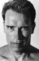 Gottfried Helnwein, Arnold Schwarzenegger, Los Angeles 1994, 1994, photograph
