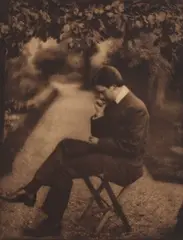 George Bernard Shaw, Portrait of Alvin Langdon Coburn, USA c. 1906, 1906, photograph