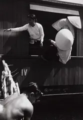 Werner Bischof, The train 'La Rafale' between Saigon and Nha Trang, 1952, photograph