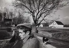 Dennis Stock, James Dean at his uncle's farm in Fairmount, Indiana 1955, 1955, photograph