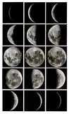 Lunar Phases, from the 'Berliner Mondatlas' (15 prints) by Adolf Voigt & Hans Giebler, 1964, photograph, offered Nov 2025