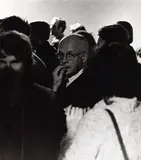 Okky Offerhaus, Henri Cartier-Bresson at 'Centre Le Courbusier', Zurich 1970, 1970, photograph