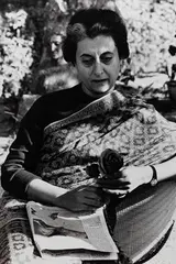 Marilyn Silverstone, Indira Gandhi at home, Delhi 1966, 1966, photograph
