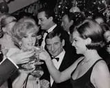 Pierluigi Praturlon, New Year's Eve party at Gina Lollobrigida's, Rome 1964, 1964, photograph