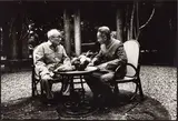 Marc Riboud, Ho Chi Minh with his prime minister, Pham Van Dong, Hanoi 1969