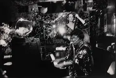 Guy Le Querrec, Mabel Godwin and Melissa Slolum at Arthur's nightclub, New York City 1987, 1987, photograph
