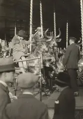Germaine Krull, Roundabout at the fun fair, Paris 1928, from the series 'Fetes Foraines, photograph