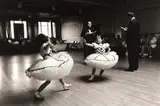 David Hurn, Junior ballroom dancing at the Savoy Ballroom, Bargoed, Wales 1973, 1973, photograph