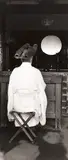 Werner Bischof, Pilgrim in front of the Kyomizu Temple, Kyoto, Japan 1951, 1951, photograph