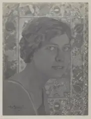 Anne Brigman, Portrait of a young lady, 1920, photograph