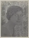 Anne Brigman, Portrait of a young lady, 1920, photograph