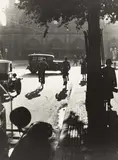 Paul Wolff, Frankfurt train station from Kaiserstraße, Germany 1930s