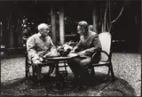 Marc Riboud, Ho Chi Minh with his prime minister, Pham Van Dong, Hanoi 1969