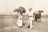 Jacques Henri Lartigue, Nanik et Monsieur Plantevigne’, Villerville 1906